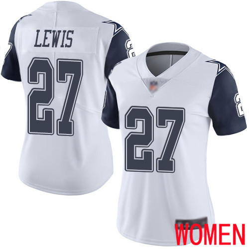 Women Dallas Cowboys Limited White Jourdan Lewis #27 Rush Vapor Untouchable NFL Jersey->women nfl jersey->Women Jersey